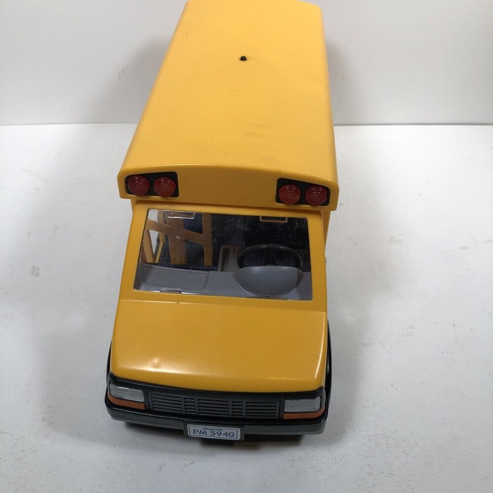 Playmobil School Bus 2011 With Working Lights #5940 - incomplete - Picture 3 of 7